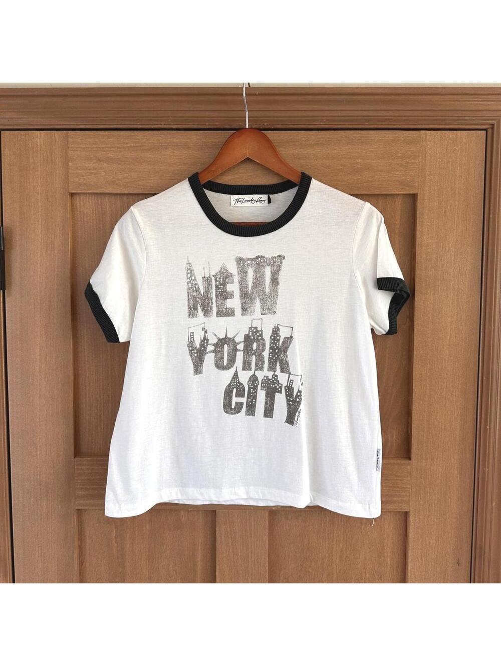 The Laundry Room “New York City” Graphic Tee Shirt White & Black Women’s Small